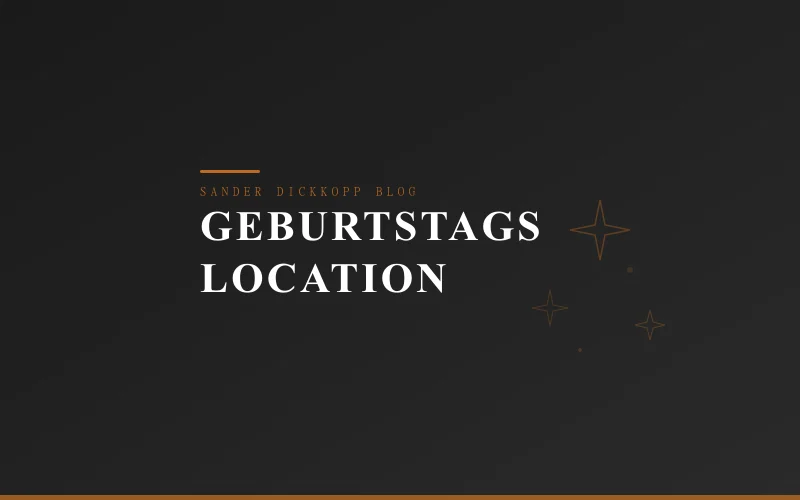 Geburtstagslocation Hamburg-Bergedorf — Wasserturm Lohbrügge Sander Dickkopp