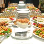 Buffet mit dekorativer Präsentation für eine Firmenfeier in Hamburg-Bergedorf